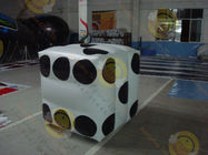 White Fireproof Cube Helium Filled Balloons For Outdoor Advertisement exporters