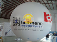 سفید دی دی 4 میلی متر بادکنک هلیوم تبلیغاتی با مواد 0.20mm PVC برای ارتقاء wholesalers